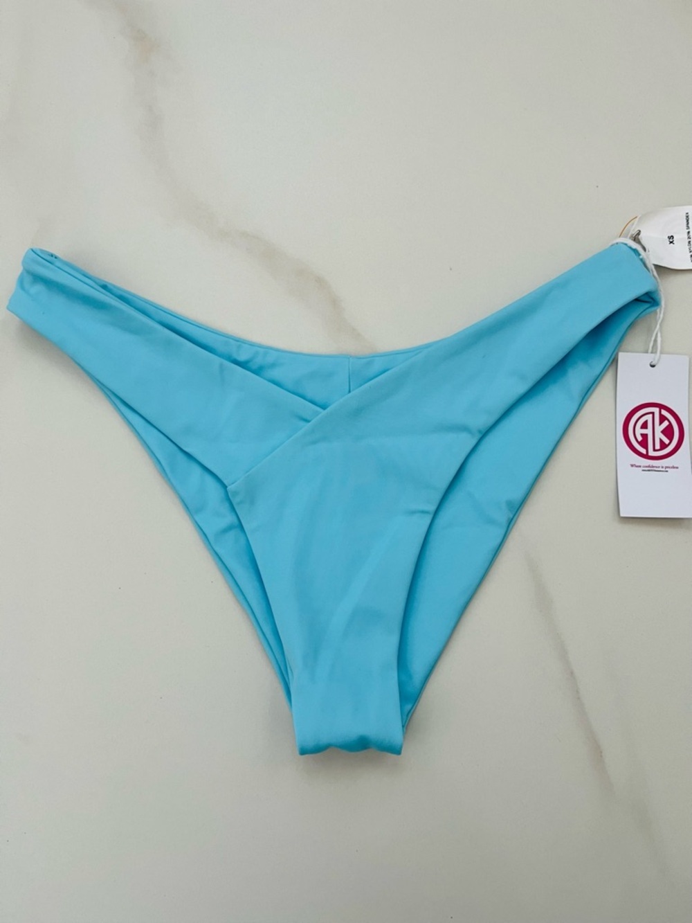 Light Blue V-Waist Bikini Bottom - Women Swim XS